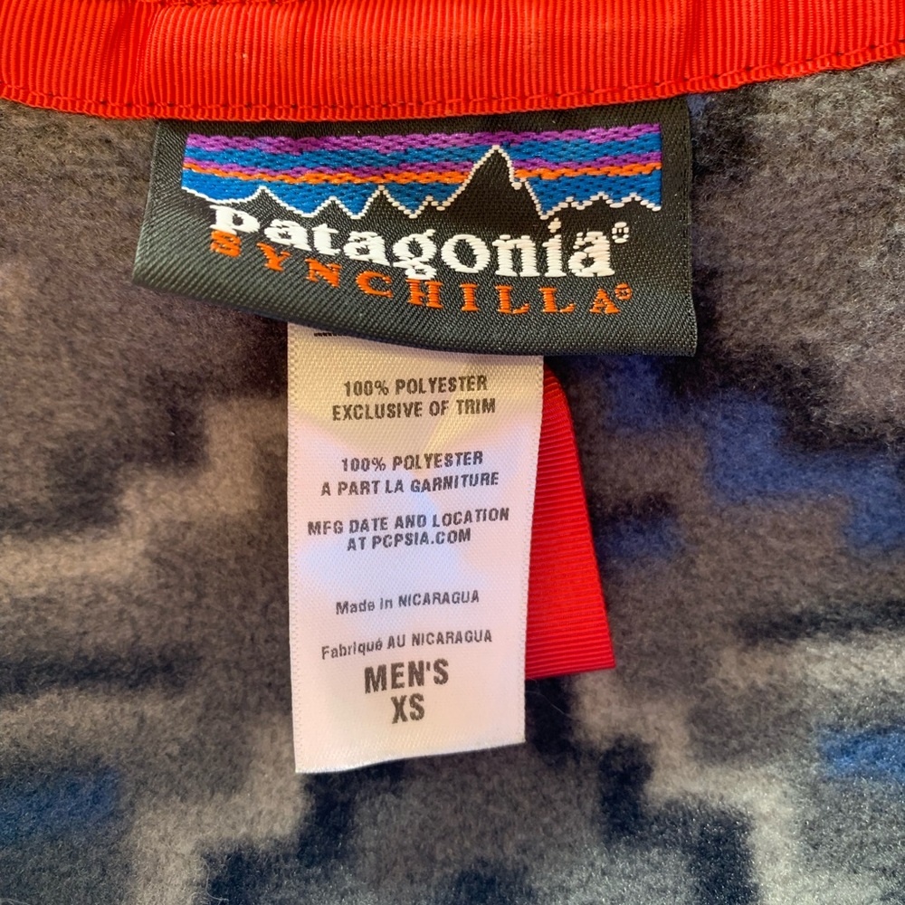 Patagonia Patterned Synchilla Snap Pullover - image 3